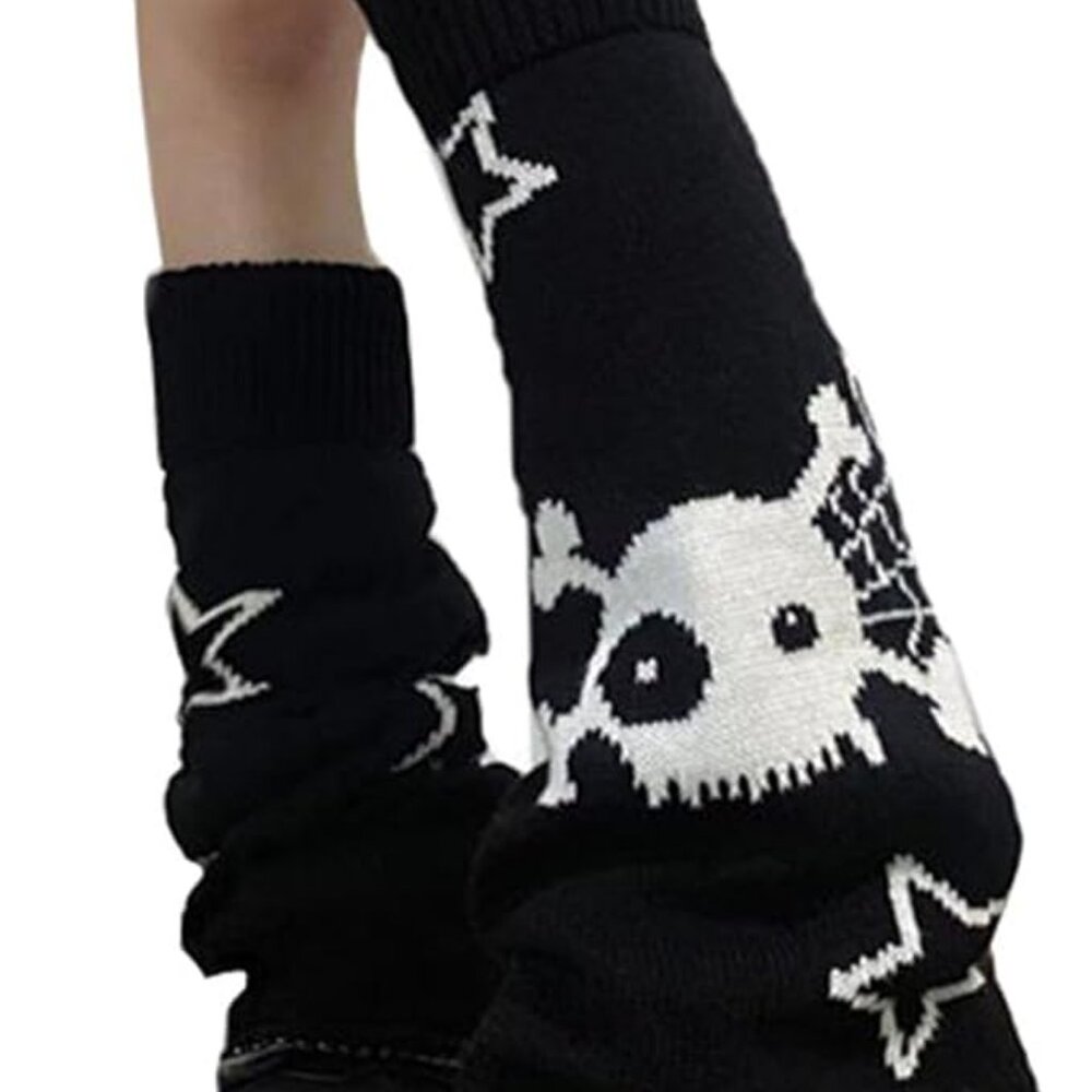Leg Warmers Y2k Cute Knit Long Socks